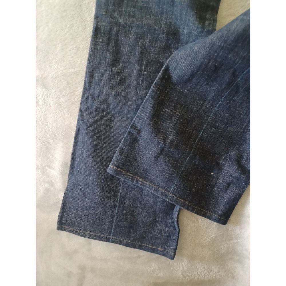 Low Rise Flare Bootcut Jeans Dark Wash Vtg Y2K Sz 30 Club AG Adriano Goldschmied - Picture 3 of 13